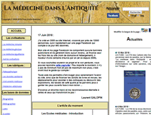 Tablet Screenshot of medecine-ancienne.com